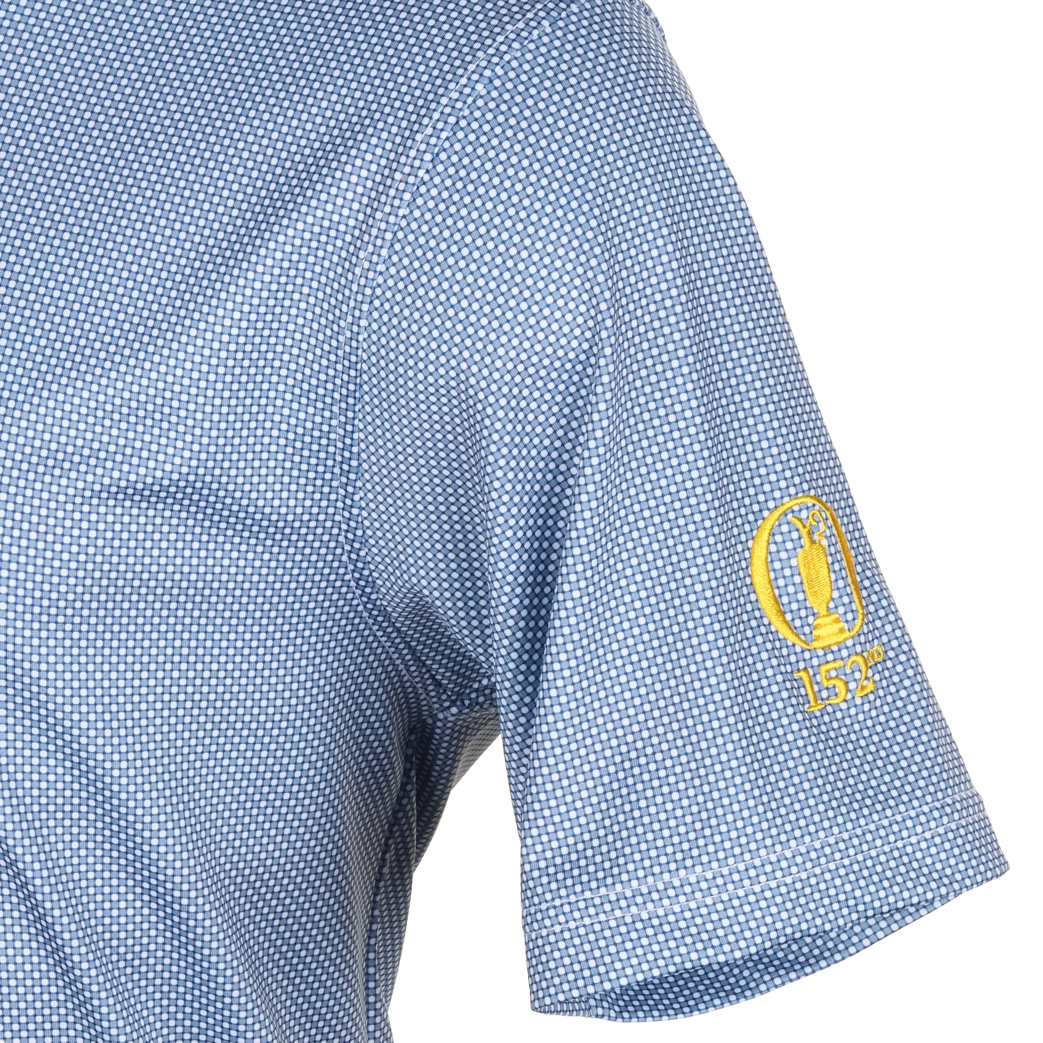 FootJoy The Open Octagon Print Lisle Golf Shirt