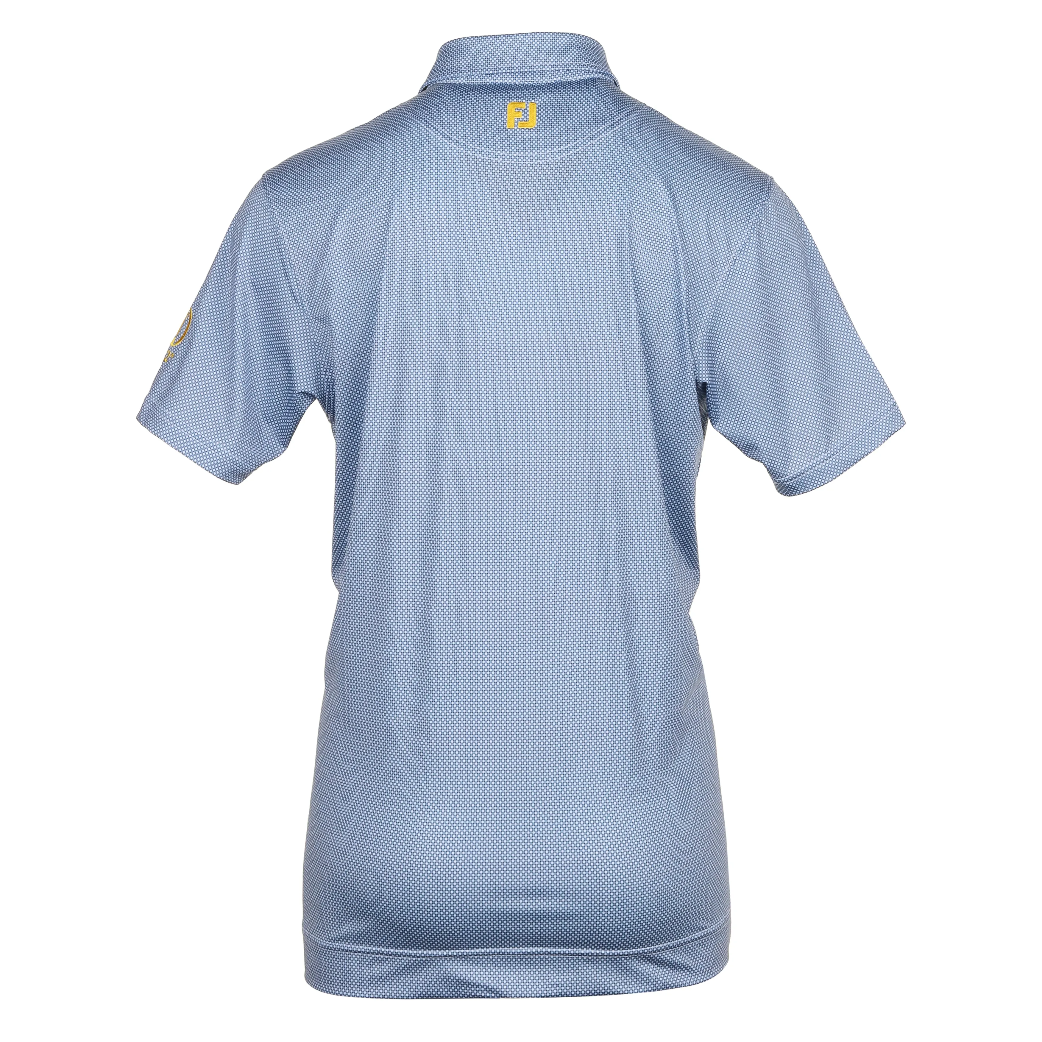 FootJoy The Open Octagon Print Lisle Golf Shirt