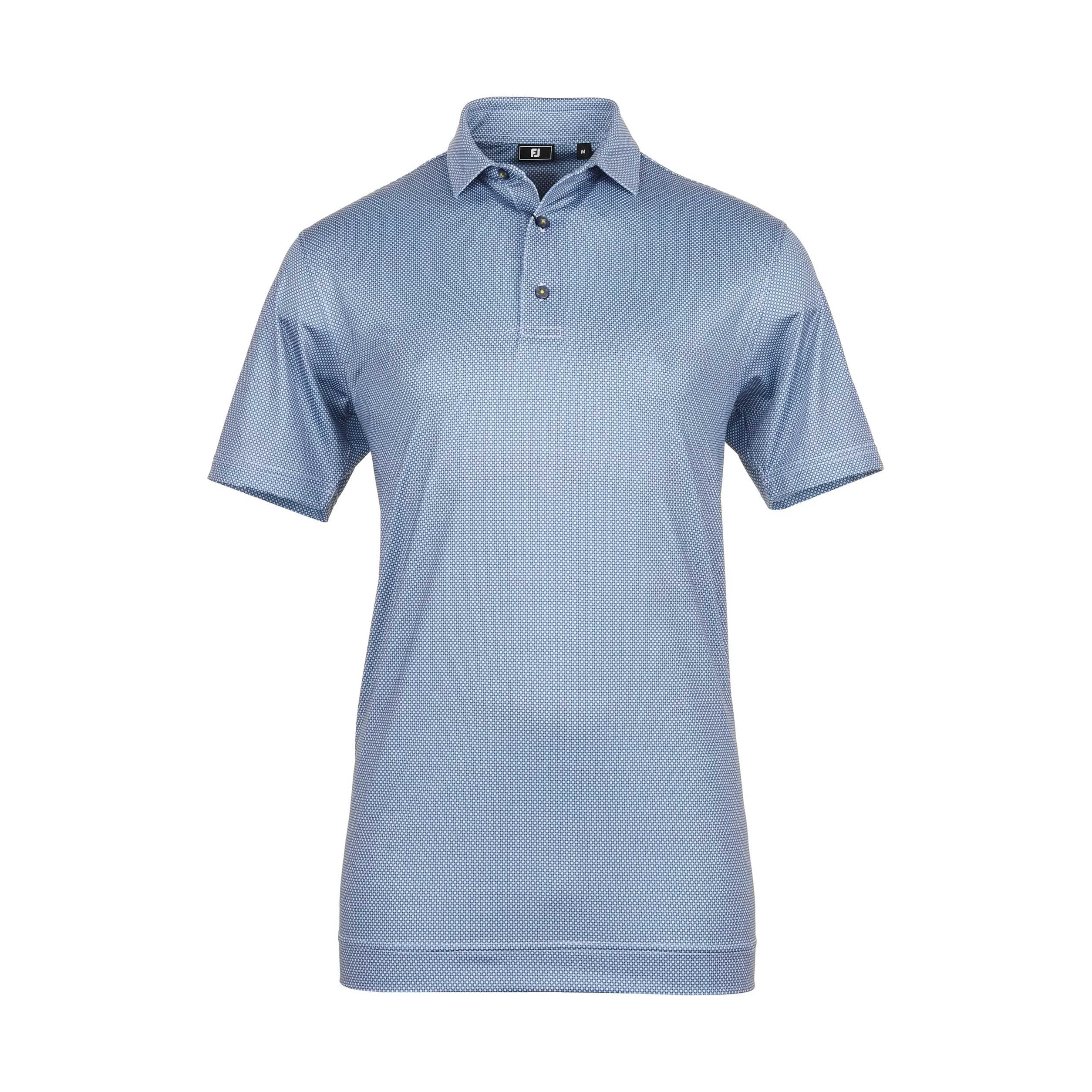 FootJoy The Open Octagon Print Lisle Golf Shirt