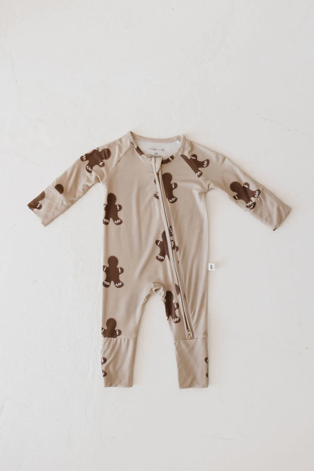 Forever French Bamboo Romper - Gingerbread