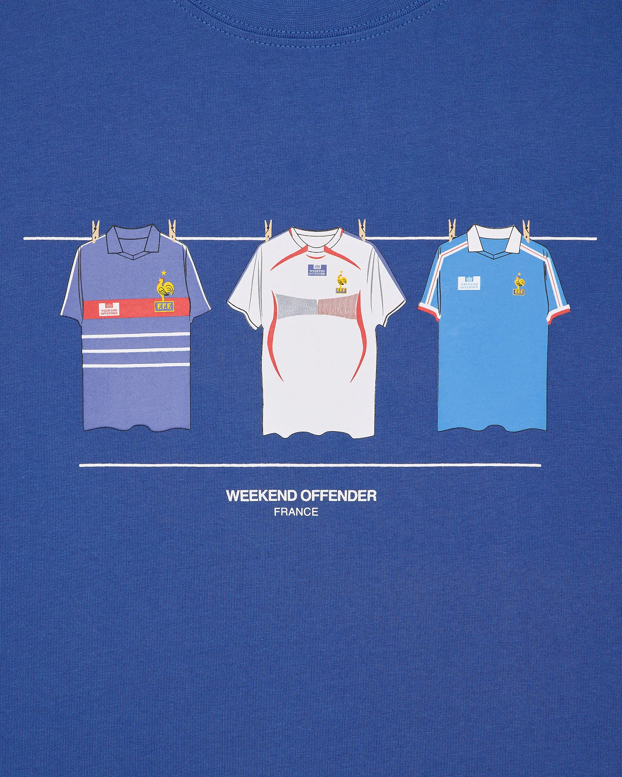 France Shirts T-Shirt Cobalt Blue