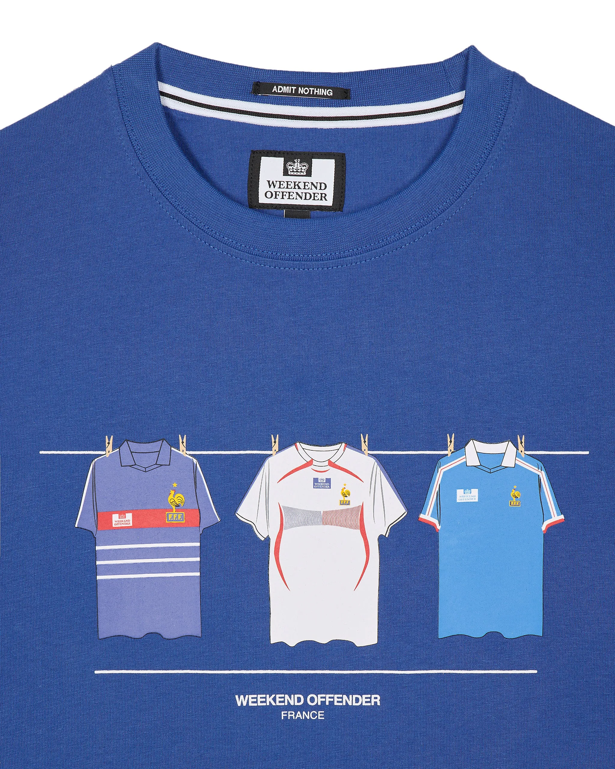 France Shirts T-Shirt Cobalt Blue
