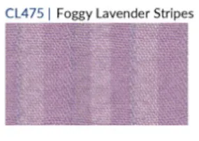 Fridaze AA385- Skylar Linen Shirt - FOGGY LAVENDER STRIPES