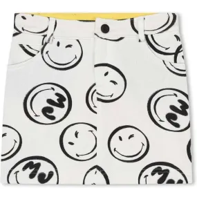 Girls White Marc Jacobs X Smileyworld Skirt