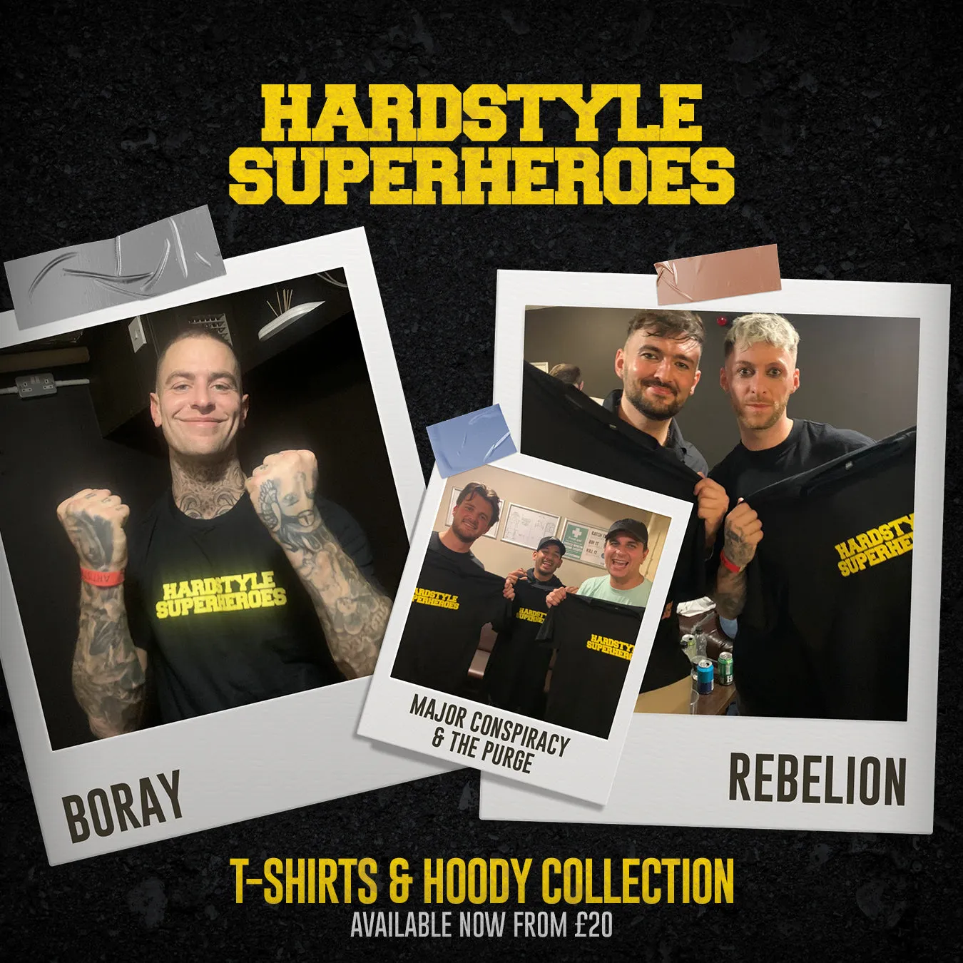 HARDSTYLE SUPERHEROES T-SHIRT
