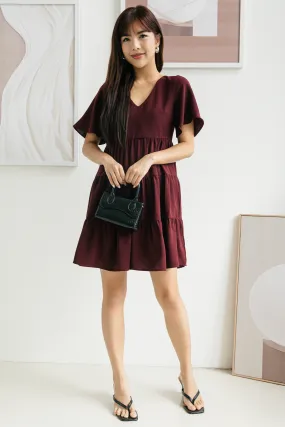 Heartstrings Dress (Wine)