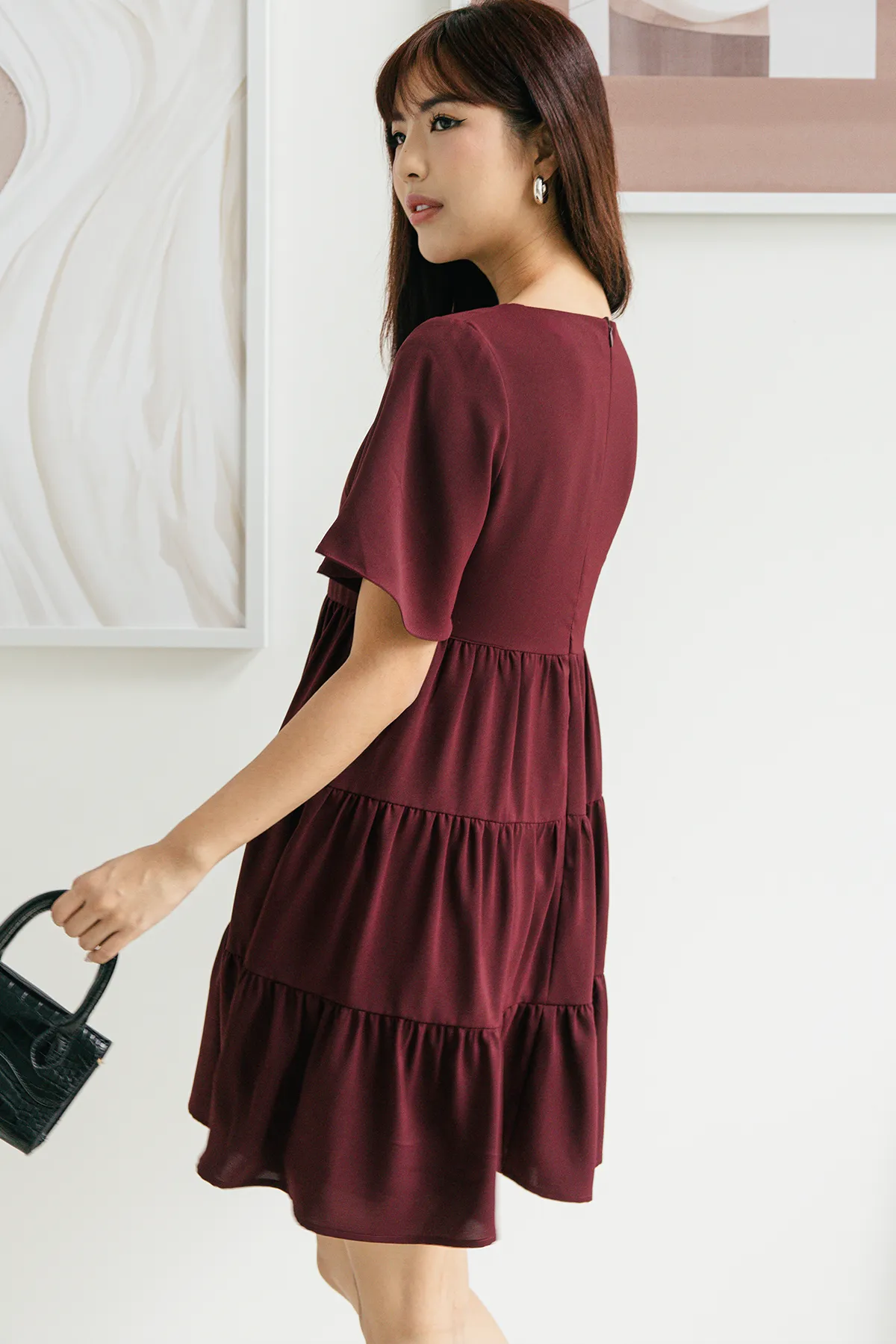 Heartstrings Dress (Wine)