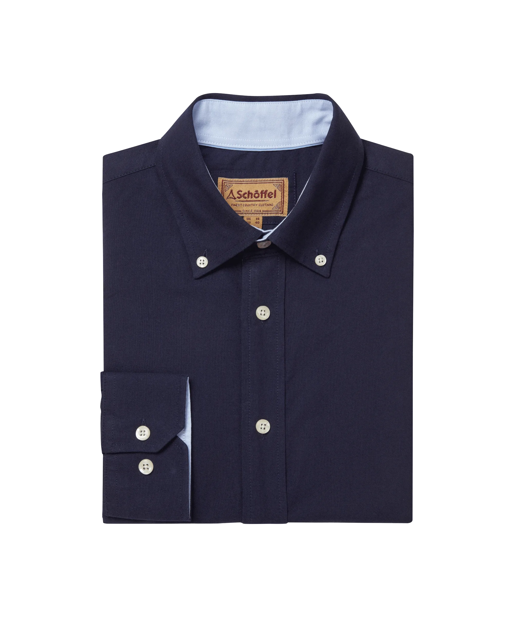Holt Soft Oxford Tailored Shirt - Navy