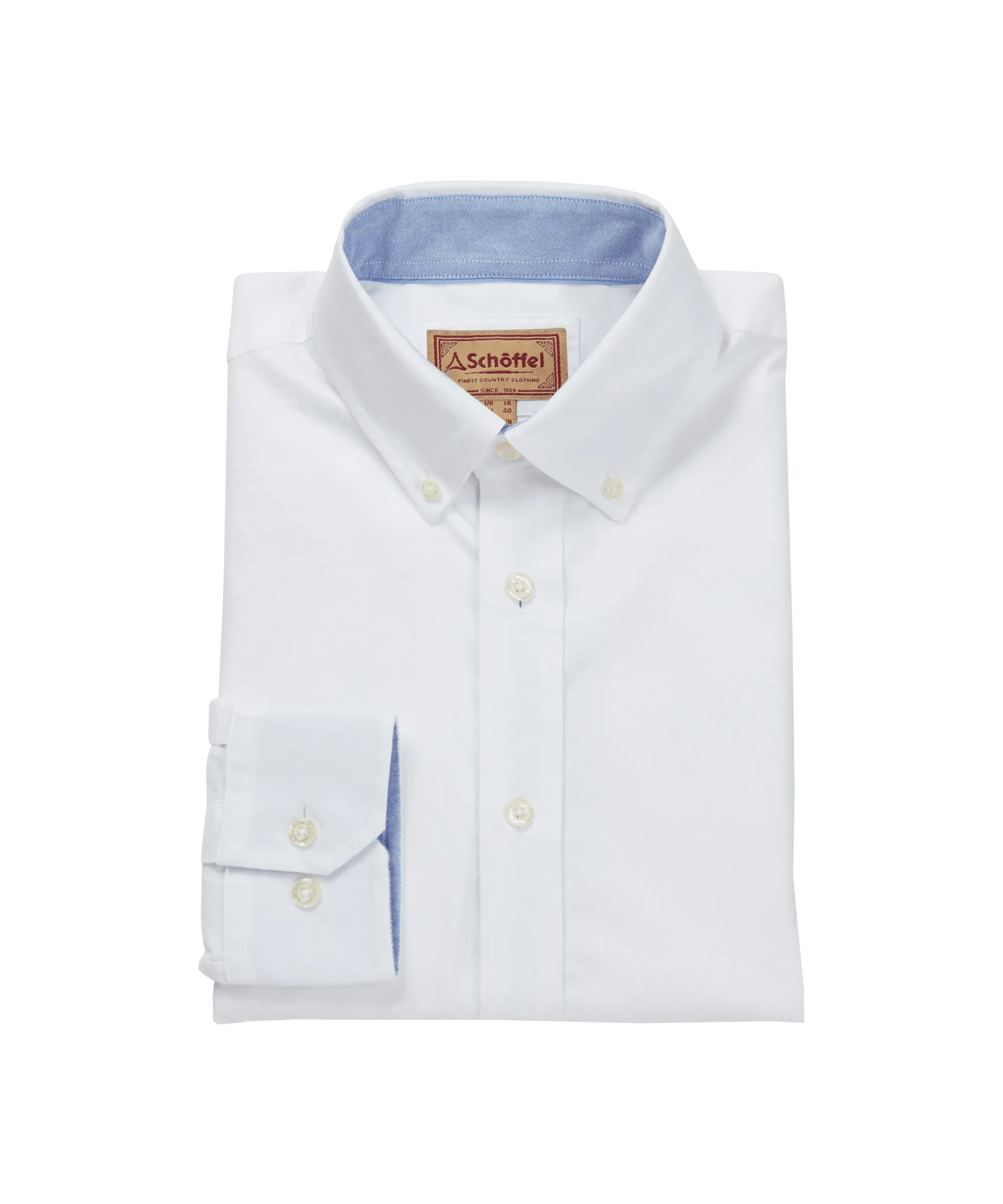 Holt Soft Oxford Tailored Shirt - White