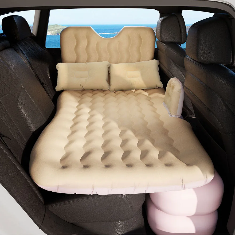 Inflatable Car Mattress w/ Pump & Pillows for SUV Camping - Weisshorn