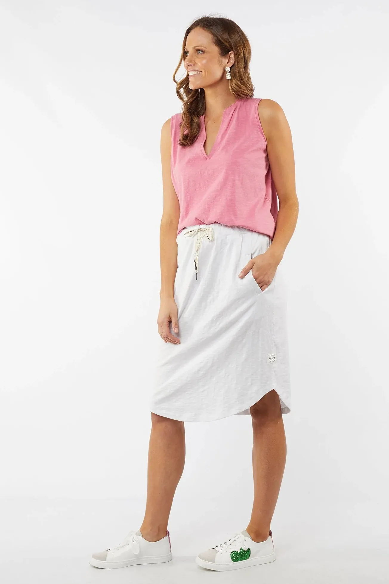 Isla Skirt in White