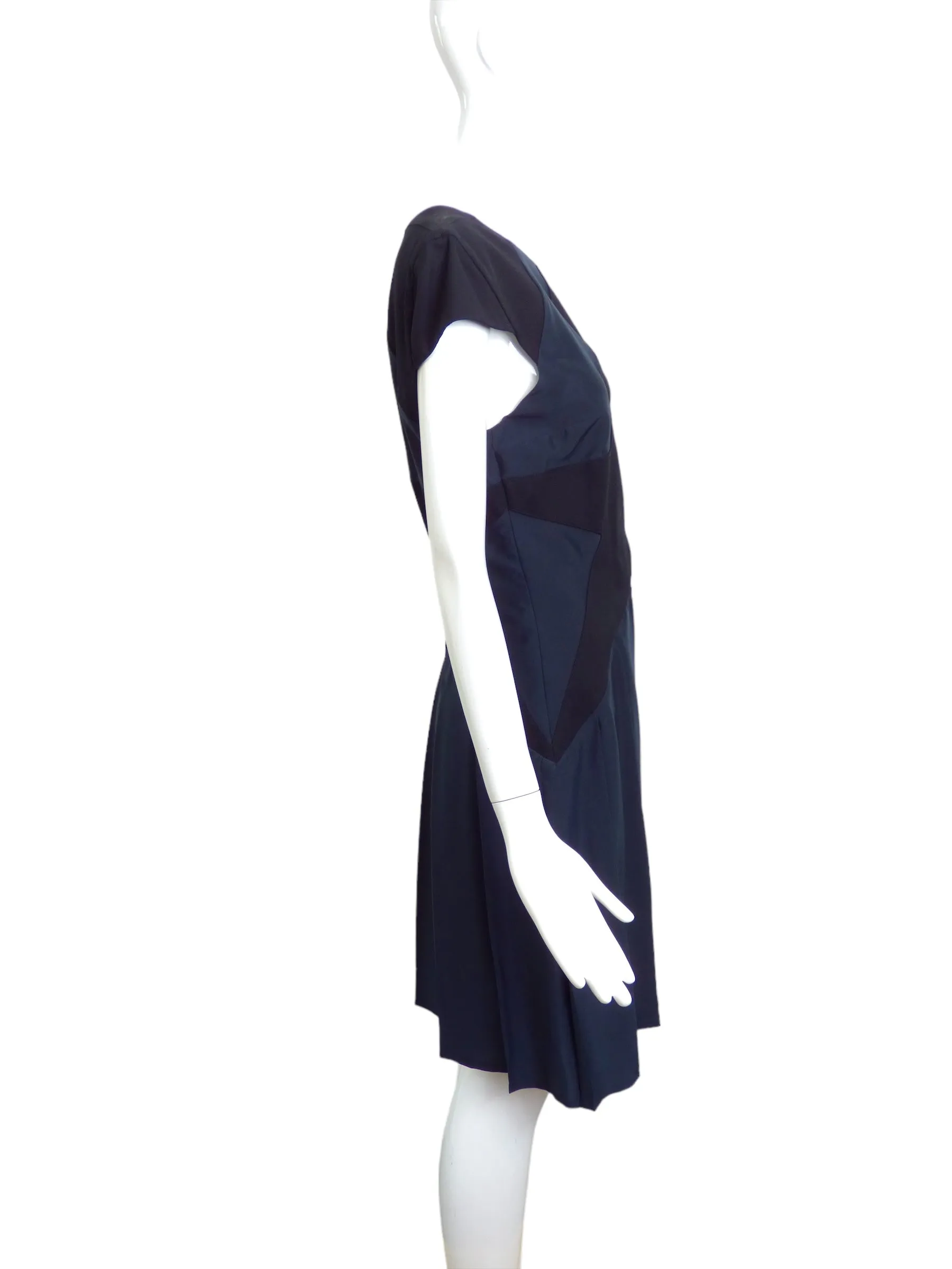 JC de CASTELBAJAC- NWT 2012 Silk Star Dress, Size 8