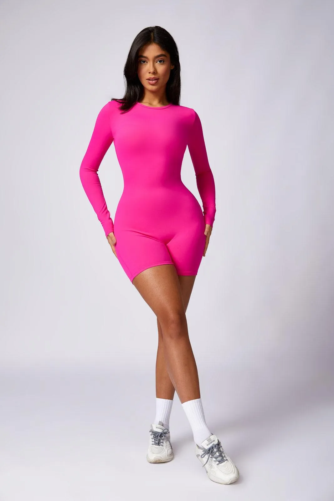 Kennedy Romper - Magenta (FINAL SALE)