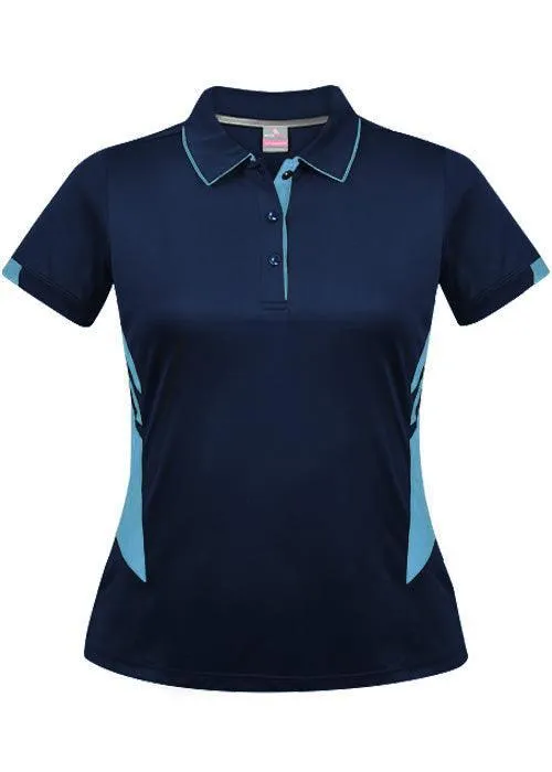 Ladies Tasman Polo Navy/Sky
