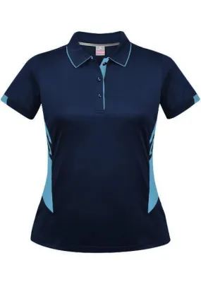 Ladies Tasman Polo Navy/Sky