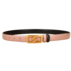 Leather Belt Width Jeans Strap Decorative Girdle Dress All-Matching Women's Belt