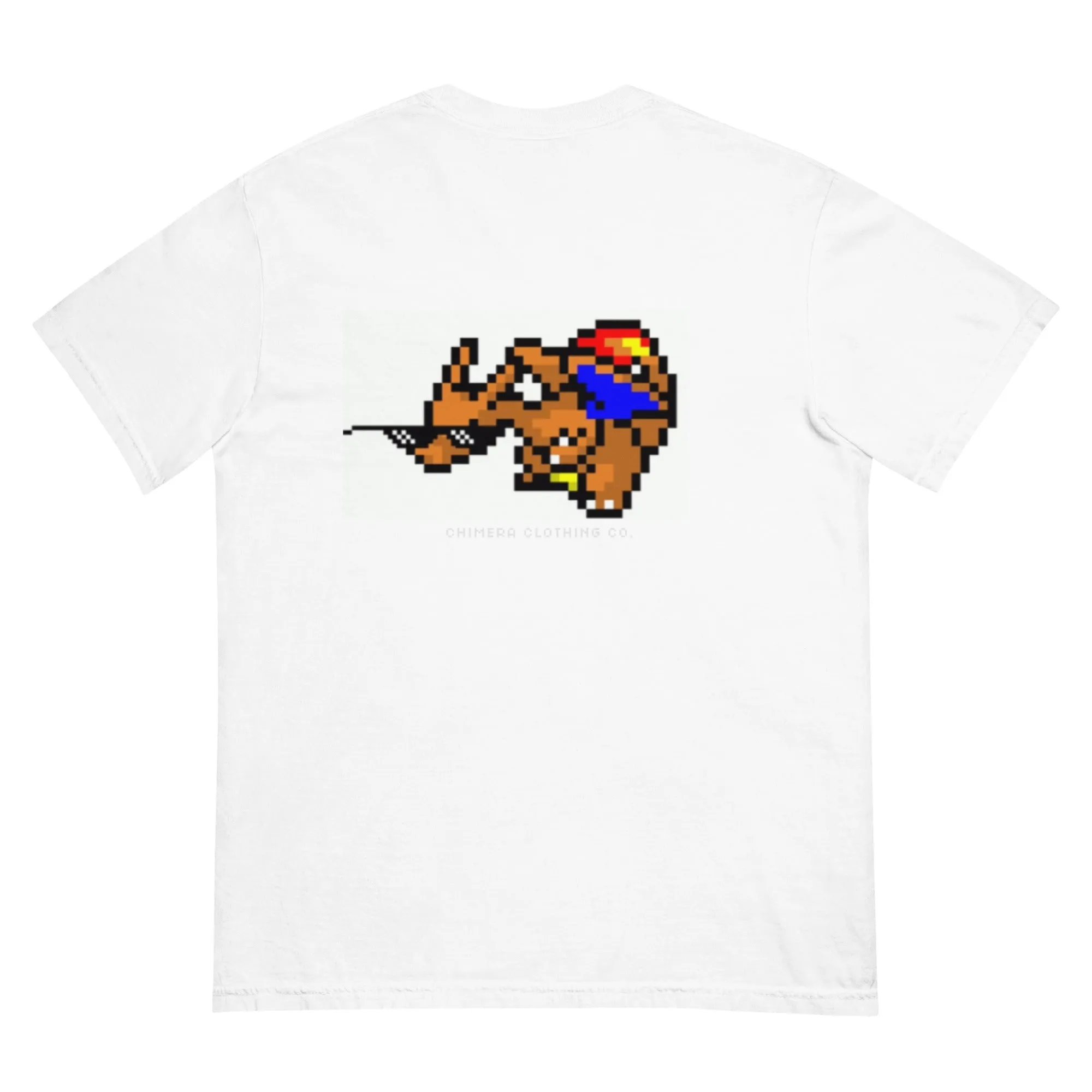 LIMITED EDITION Pixel Zard Men’s garment-dyed heavyweight t-shirt