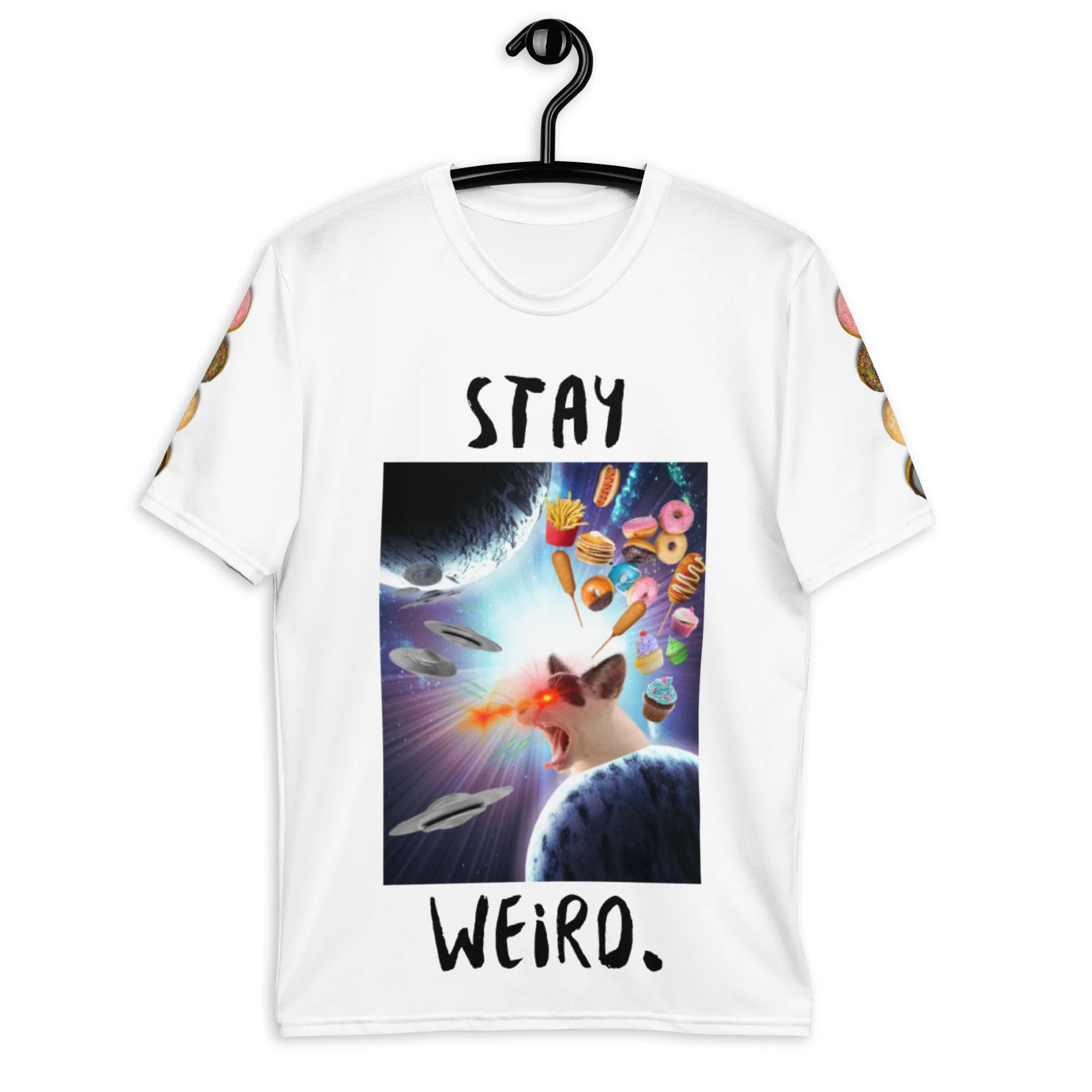 LIMITED EDITION Stay Weird Cat Planet Men's t-shirt