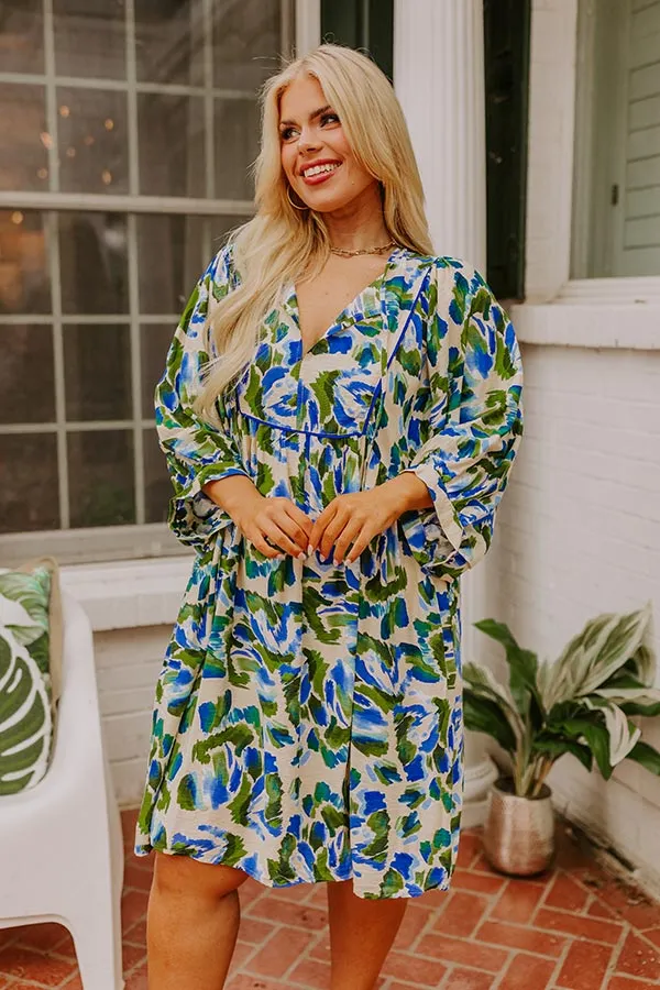 Love Letter Floral Mini Dress Curves