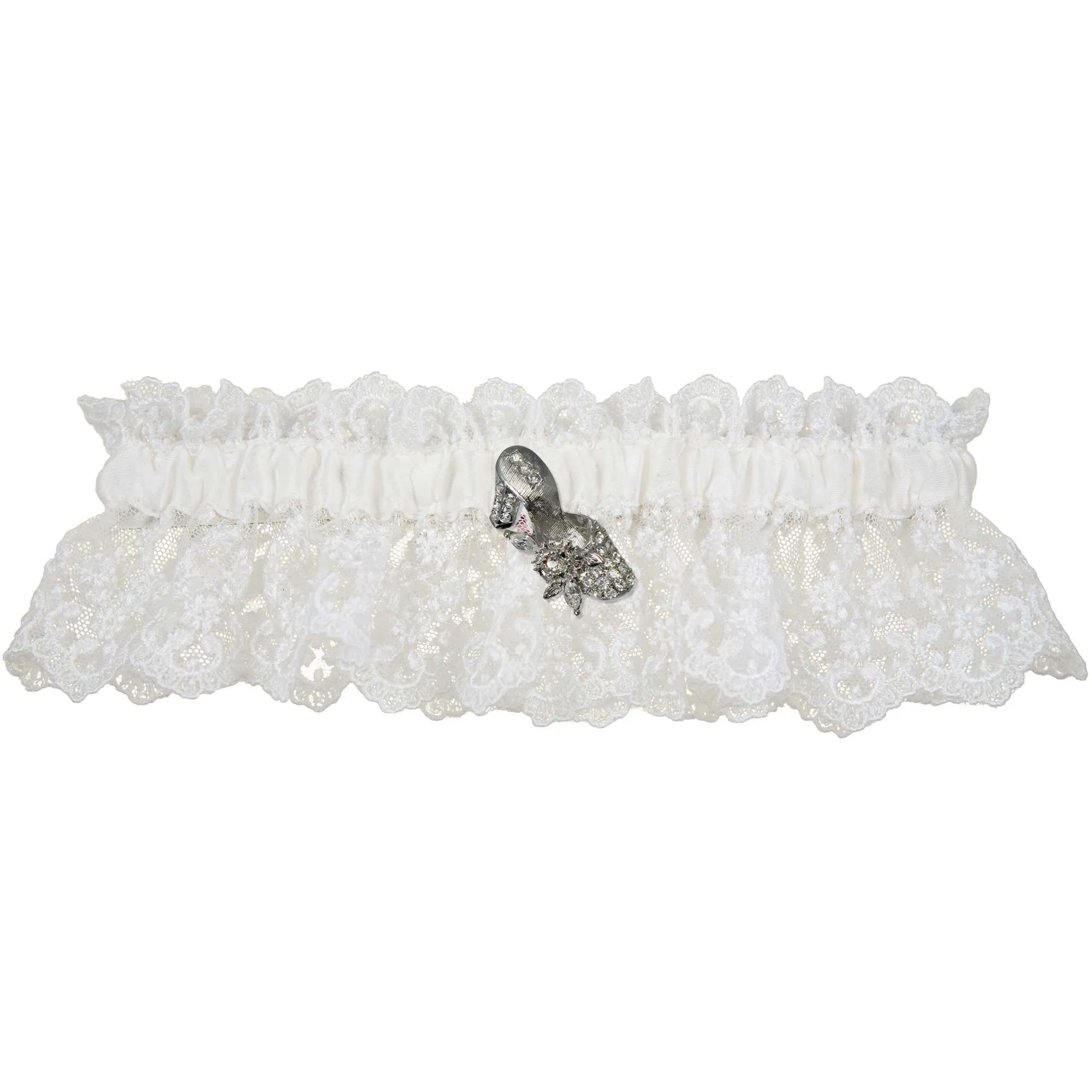 Love Wedding Garter - White