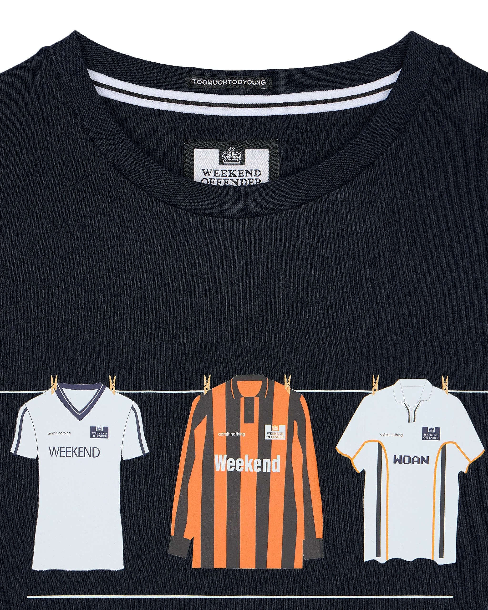 Luton Shirts T-Shirt Navy