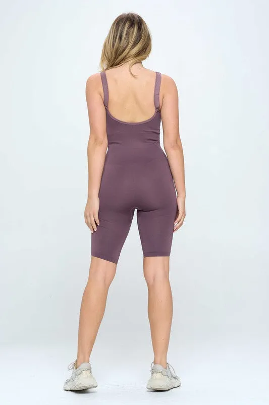 Maggie Seamless Rib Romper