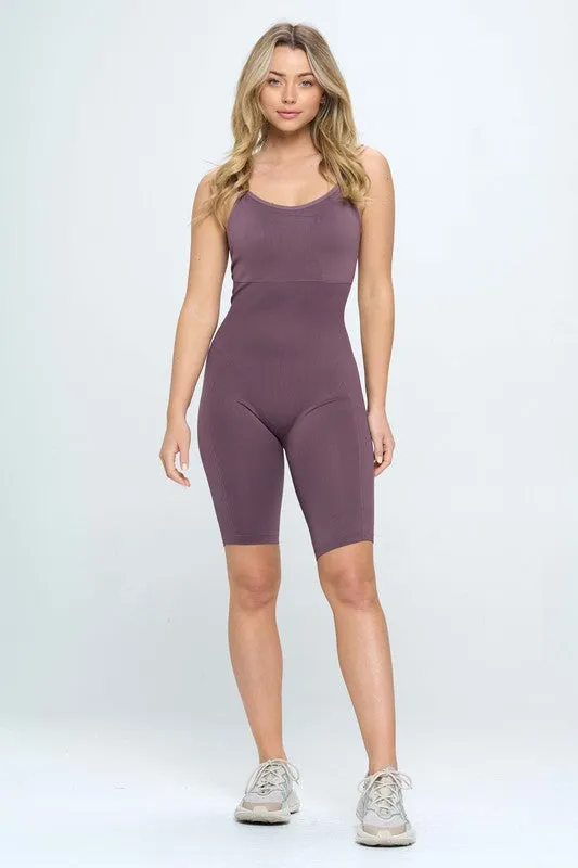 Maggie Seamless Rib Romper