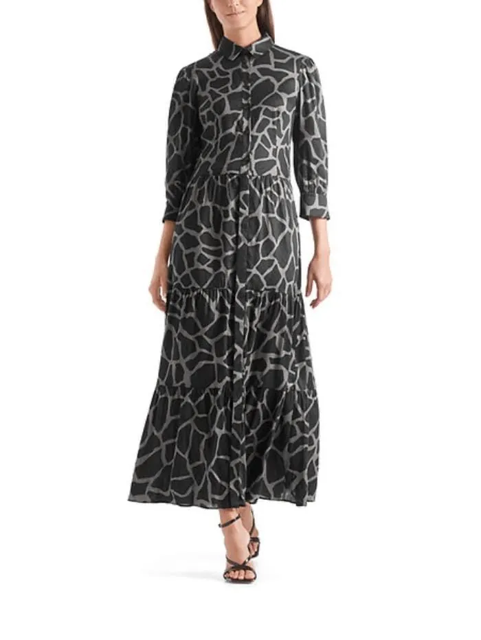 Marc Cain Collections Giraffe Printed Dress QC 21.44 W64 837