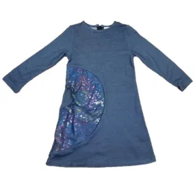MARTINO - Shimmery Circles Pocket Dress