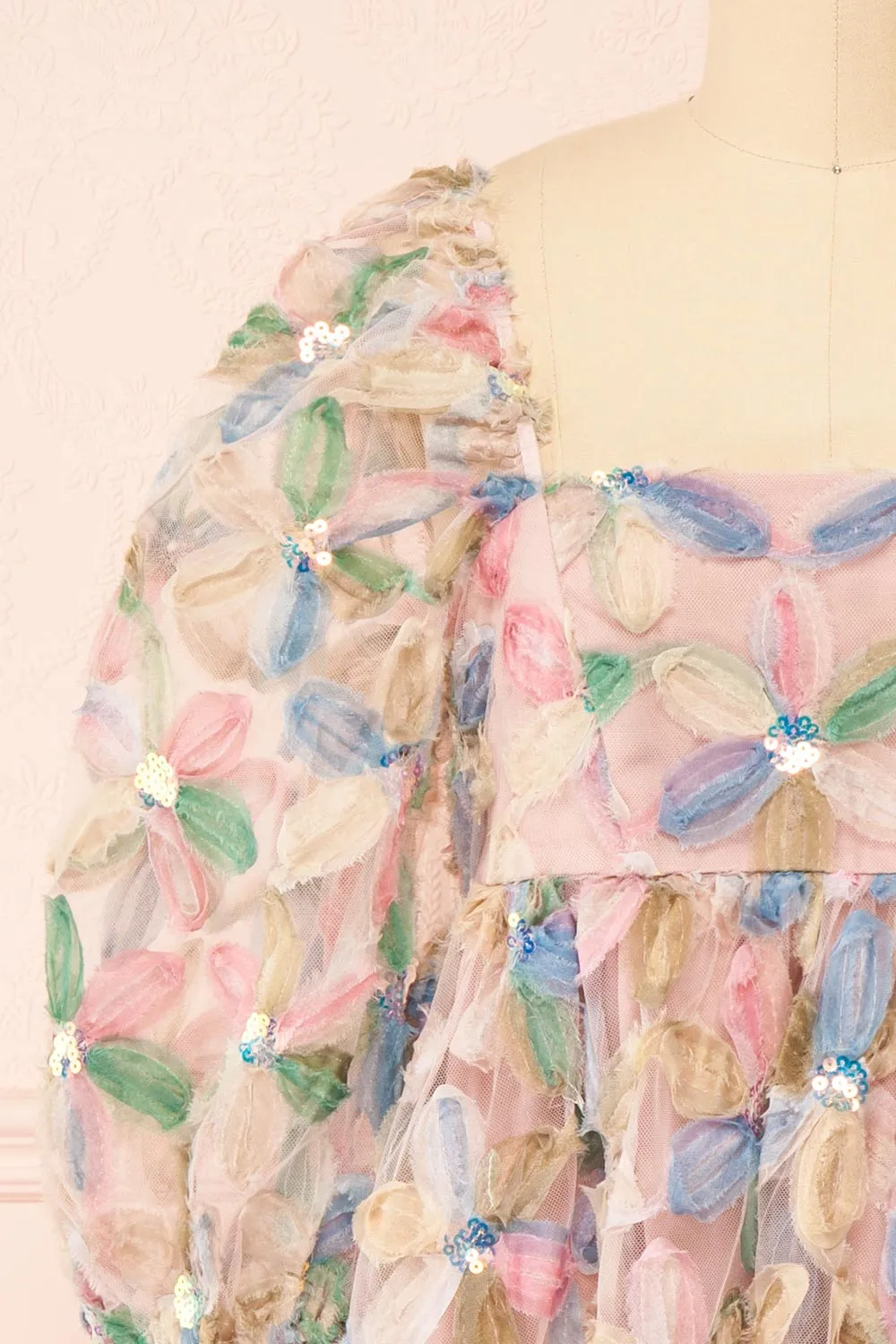 Marzia | Short Floral Babydoll Dress