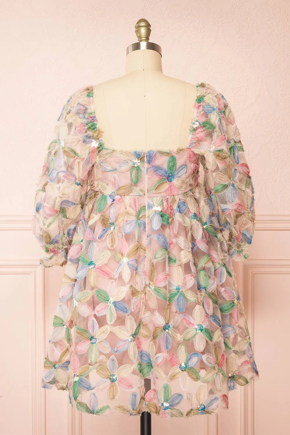 Marzia | Short Floral Babydoll Dress