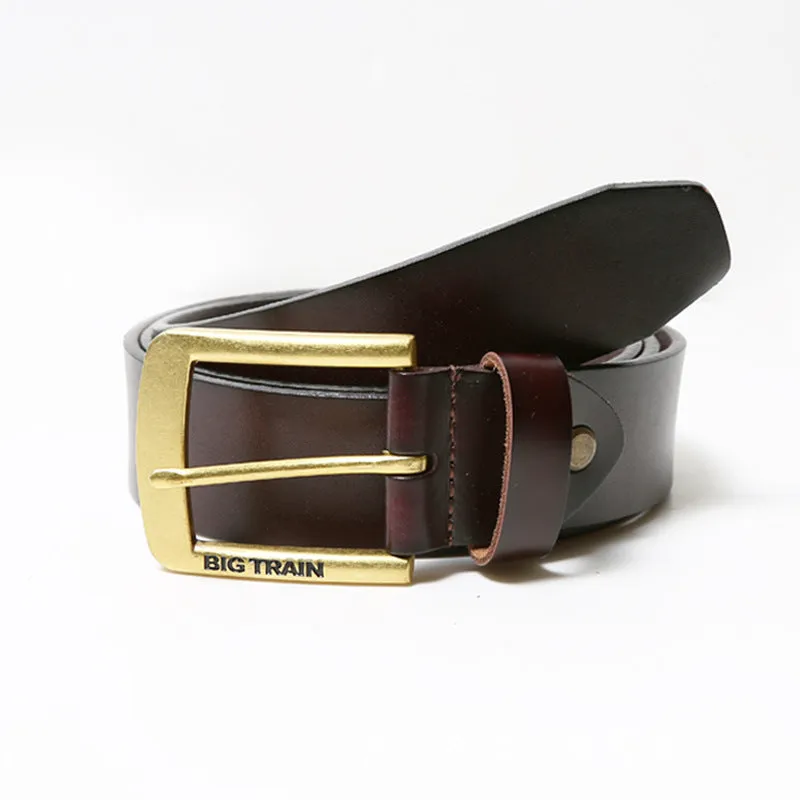 Men's Brand Leather Pin Buckle Leather Belt Pure Paint Surface Jeans Belt