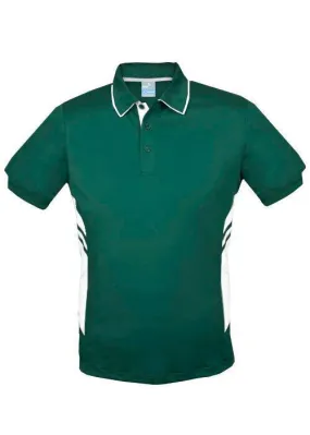 Mens Tasman Polo Bottle/White