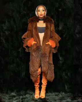 Mink Coat w. Fox Trim