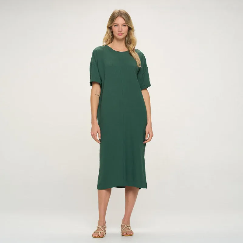 Modern Ease Midi Tee Dress