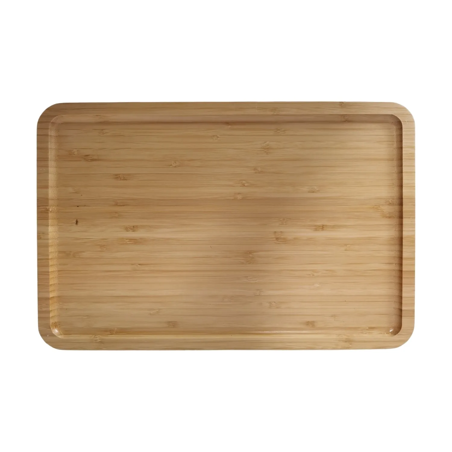 Non-Slip Bamboo Arm Tray for Wide Couches, Natural - GOMINIMO