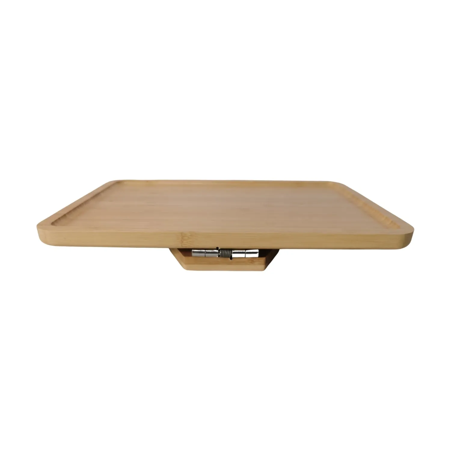 Non-Slip Bamboo Arm Tray for Wide Couches, Natural - GOMINIMO