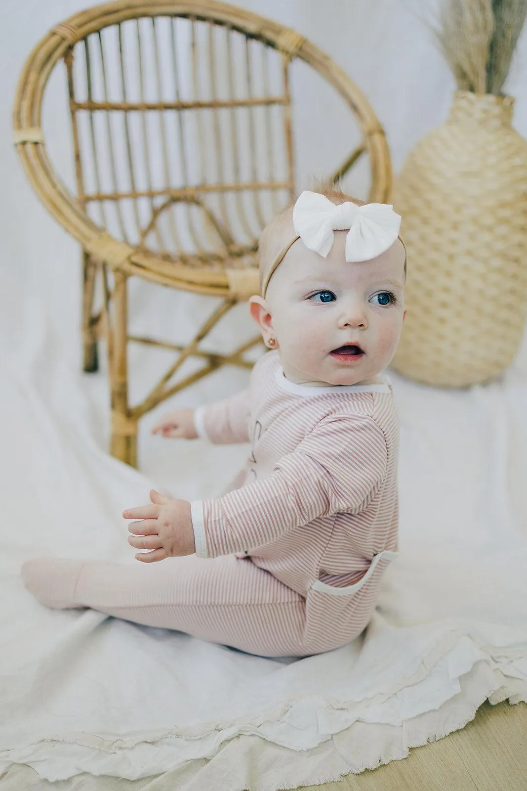 Organic Cotton Bamboo Blend Print "Backflap" Coverall