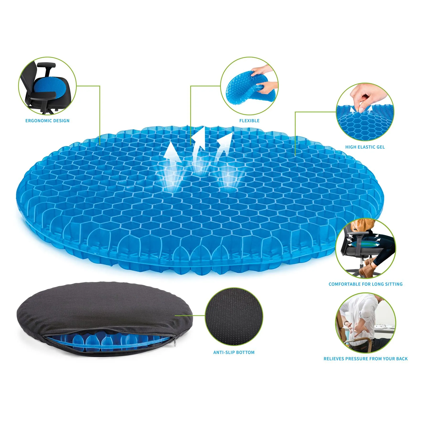 Orthopaedic Gel Seat Pillow