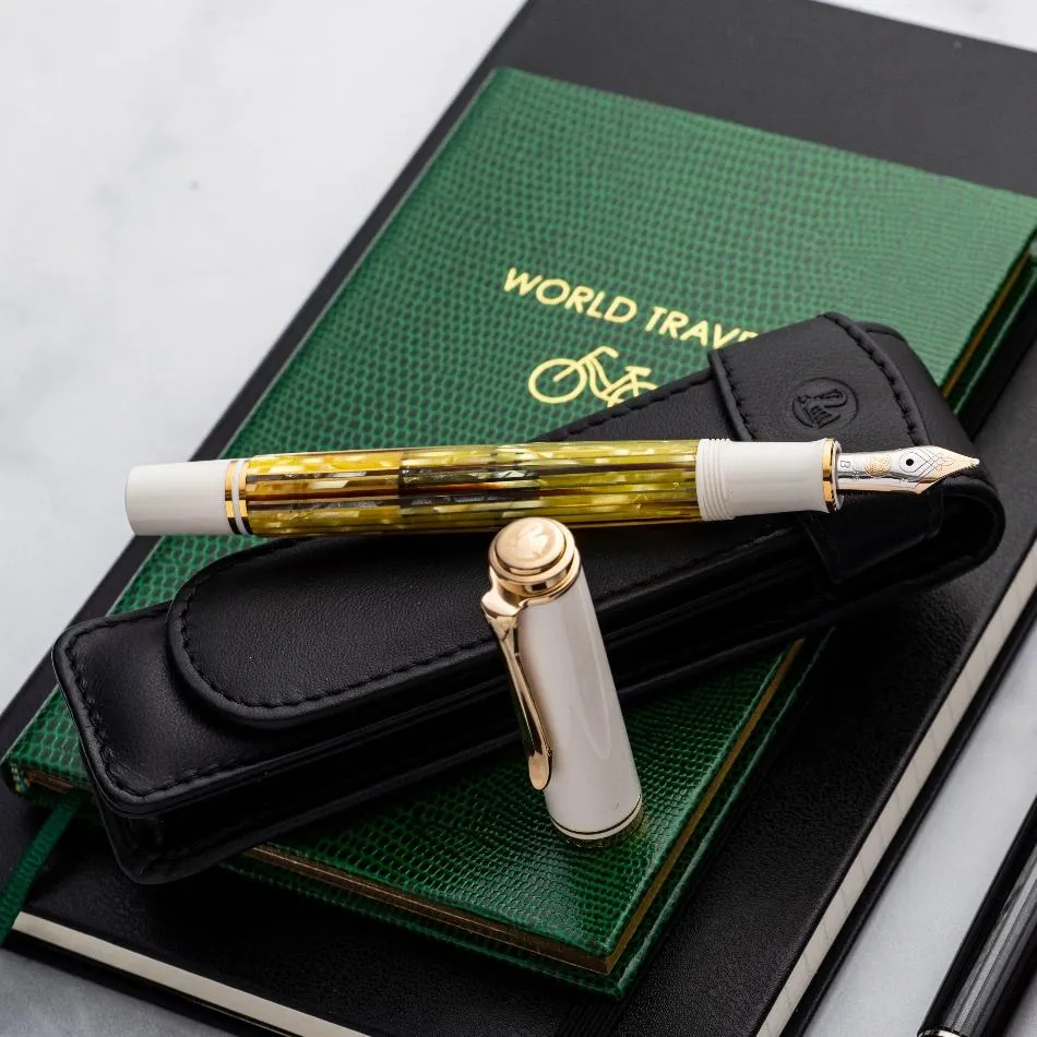Pelikan Souveran M400 Fountain Pen - White & Tortoiseshell