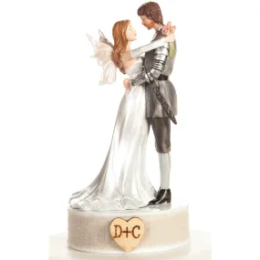 Personalized Rustic Fantasy Fairy Wedding Cake Topper