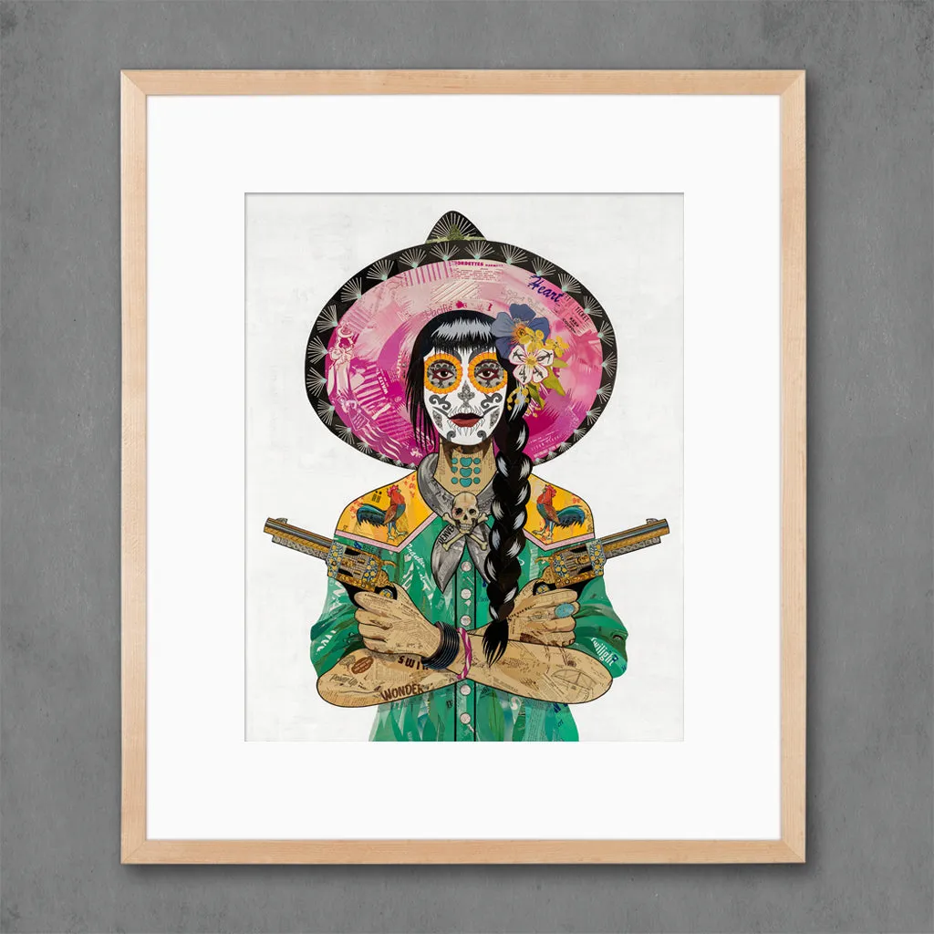 PINK LIBRA limited edition paper print