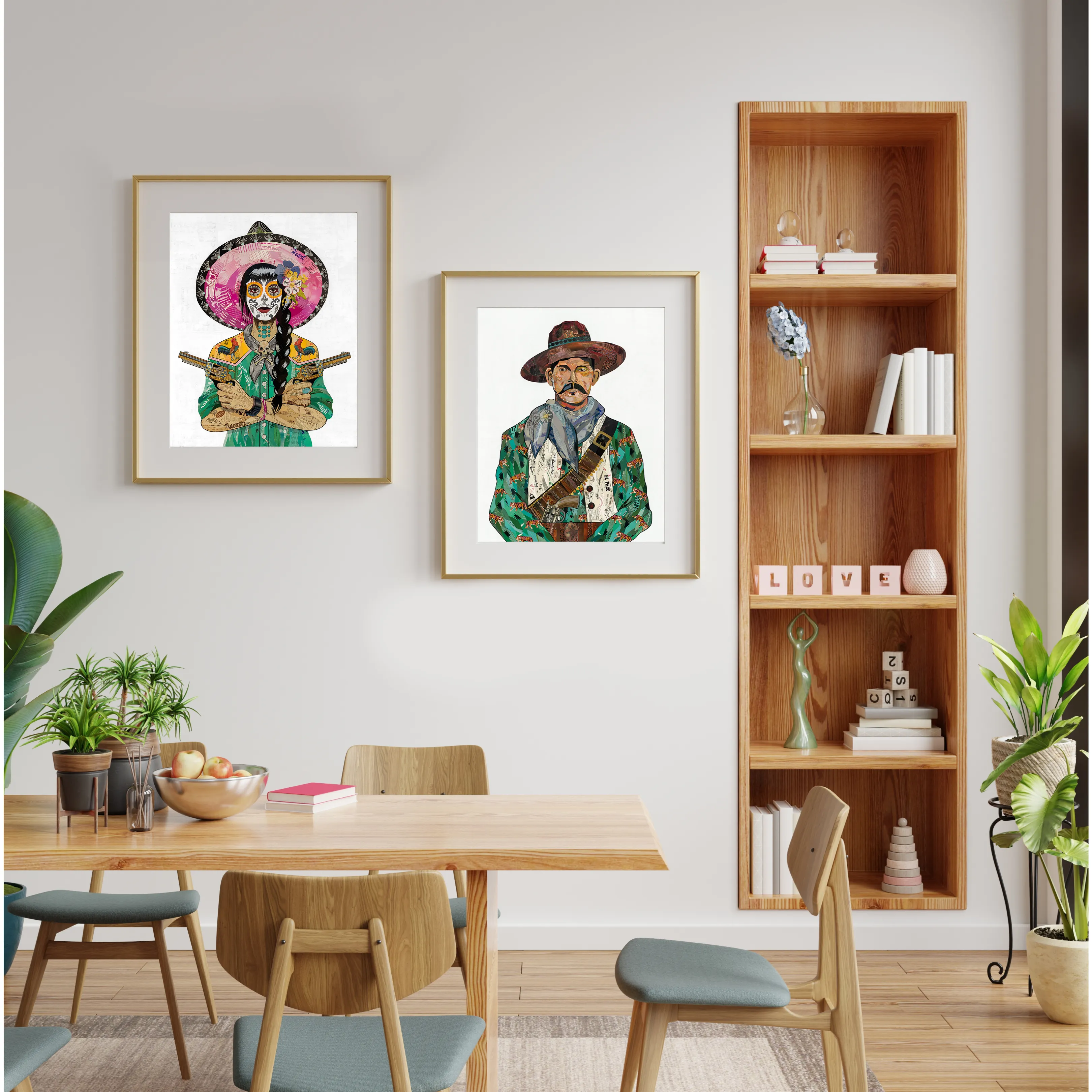 PINK LIBRA limited edition paper print