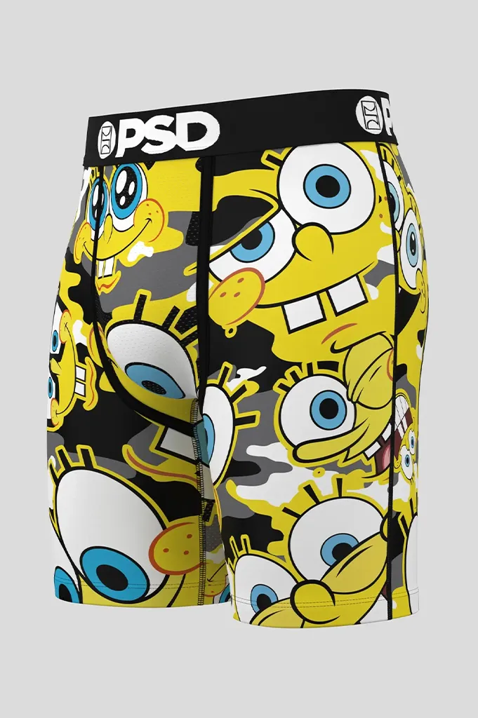 PSD Spongebob Squarepants Camo Boxer Brief Underwear