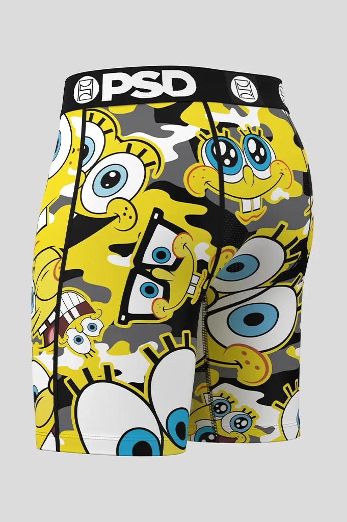 PSD Spongebob Squarepants Camo Boxer Brief Underwear
