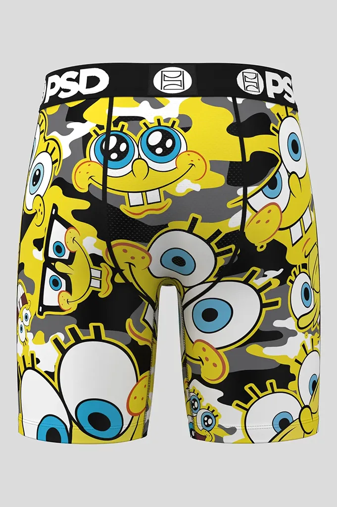 PSD Spongebob Squarepants Camo Boxer Brief Underwear