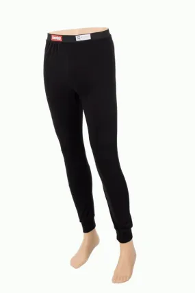 RaceQuip Fire Retardant Long John Underwear Bottoms - Black - Large - 422995