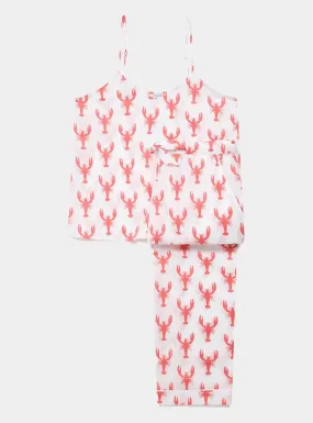 Red Lobster Women's Organic Cotton Cami Trouser Set