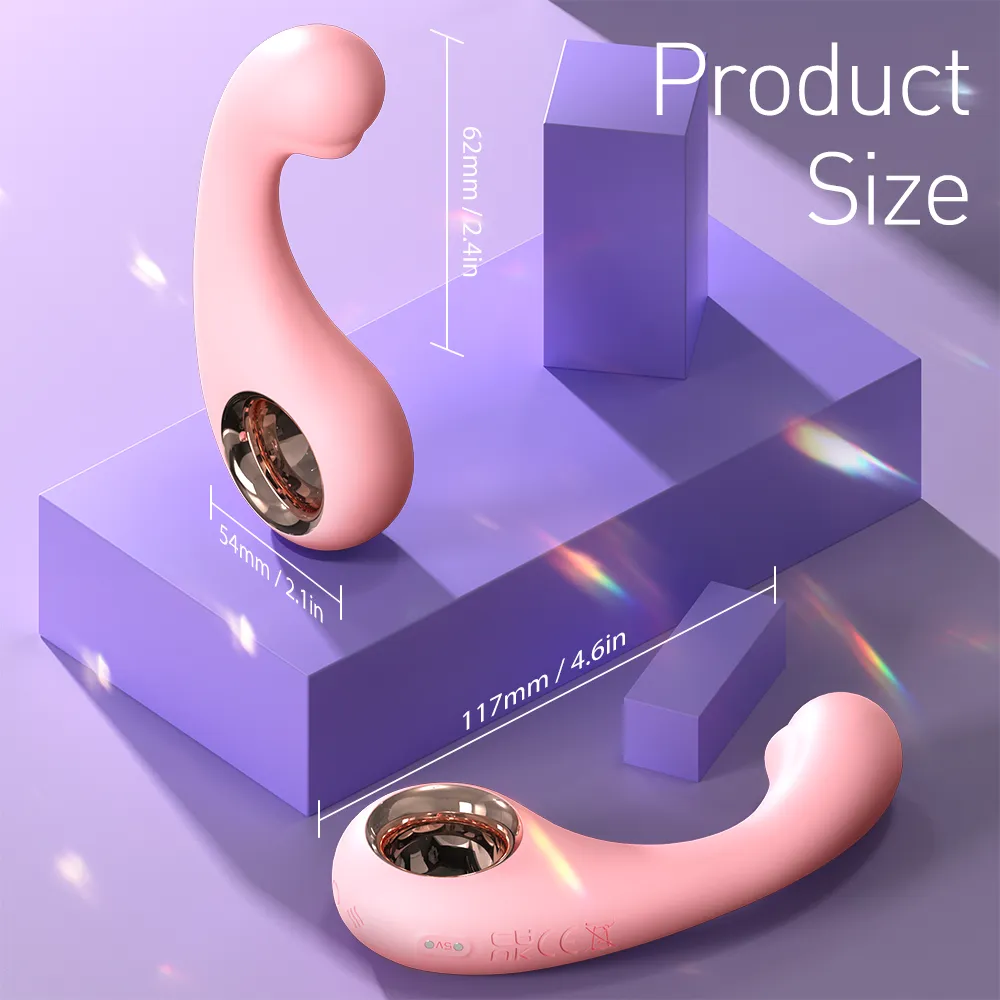 S-Hande C-Spot & G-Spot Vibrator with Handle Ring for Couples