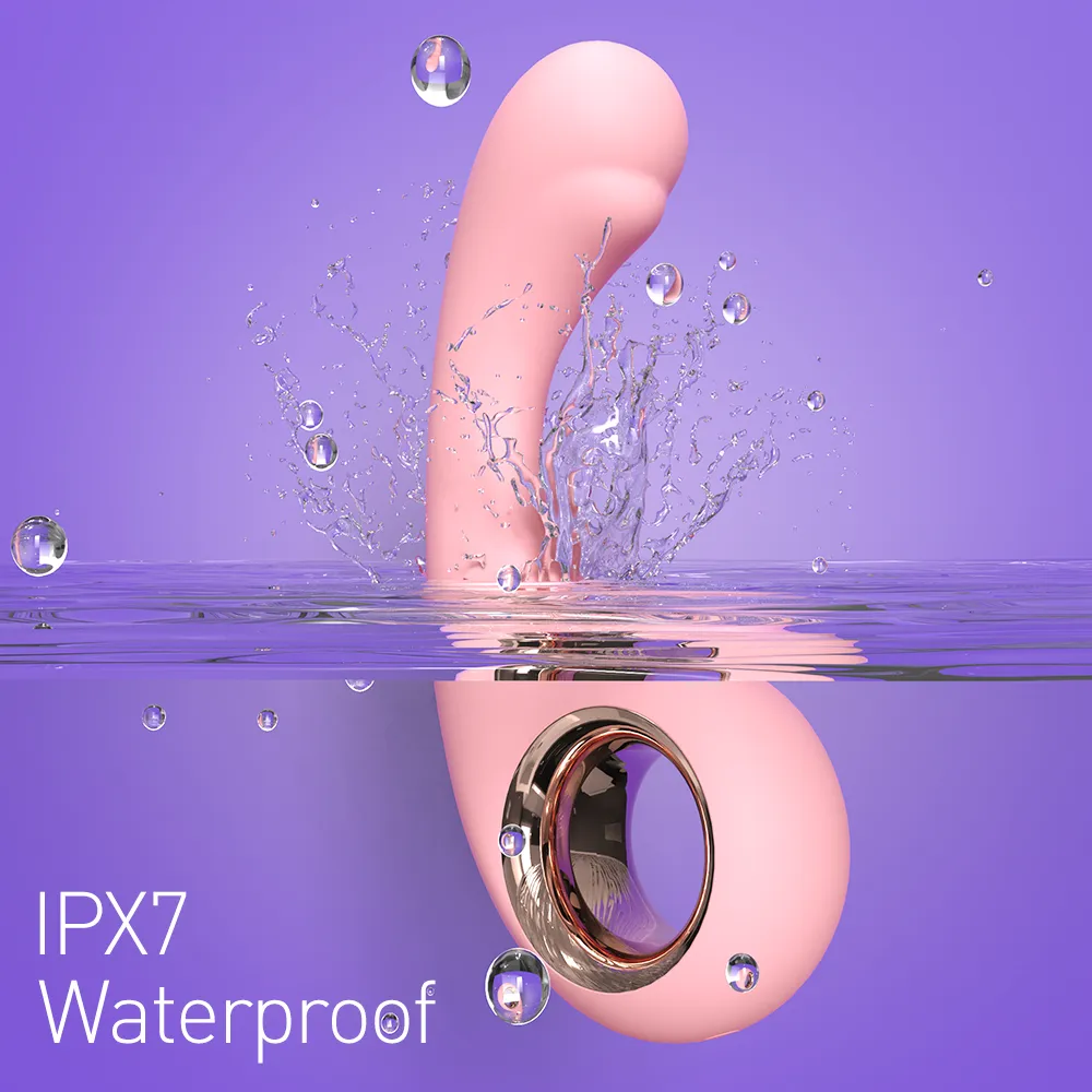 S-Hande C-Spot & G-Spot Vibrator with Handle Ring for Couples